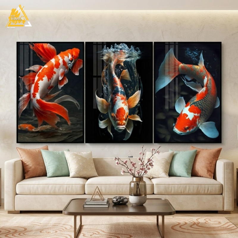 Feng Shui Art KOI Set 3 