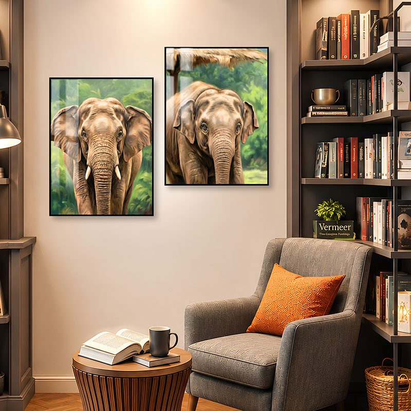 Feng Shui Elephant Wall Art 1